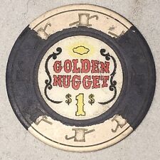 Vintage $1 Golden Nugget Casino Gaming Chip Las Vegas NV picture