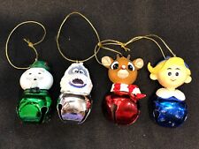 Roman Rudolph Reindeer & Friends Mini Jingle Buddies Christmas Ornaments 4-Pcs picture