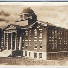 1908 Canton, MO RPPC Christian University Building Dome Real Photo Postcard A103 picture