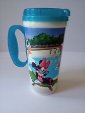 DISNEY PARKS Travel Mug Cup Let the Memories Mickey Minnie Donald Daffy Plastic picture