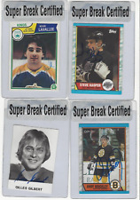 1989-90 O-Pee-Chee #29 Andy Brickley  Boston Super Break Certified Signed Card picture
