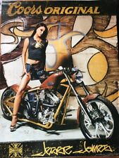 JESSE JAMES COORS WEST COAST CHOPPERS VINTAGE POSTER  picture