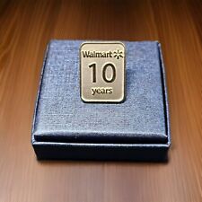 WALMART Associate 10 Years Of Service Lapel Pin Quality Metal Brand New Pin back picture