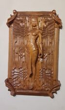 Wood Carving Of Nude Toppless Woman. 4 1/2