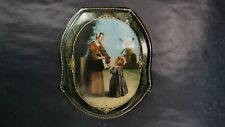 Vintage Russian Fedoskino Hand Painted Lacquer Box, Artist Signed picture