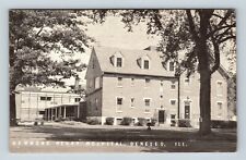 Geneseo IL, Hammond Henry Hospital, Black & White, Illinois Vintage Postcard picture