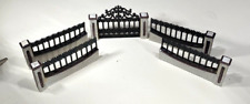 Lemax Hearthside Enchanted Forest Christmas Iron Gate & Wall Set (5pcs) #5315 picture