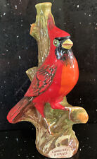 Vintage Garnier Made In Italy Porcelain Liquor Bottle Decanter Cardinal On Tree picture