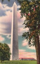 Postcard Washington DC Washington Monument Linen Unposted Vintage PC H2647 picture