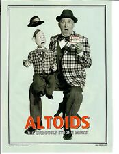 2001 Altoids Original Print Ad The Curiously Strong Mints Ventriloquist Comedian picture