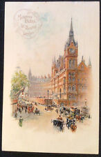 Midland Hotel St Pancras London Vintage 1908 Postcard picture