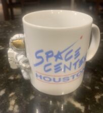 NASA JOHNSON SPACE CENTER Souvenir Coffee Cup Mug Houston Texas Vintage picture