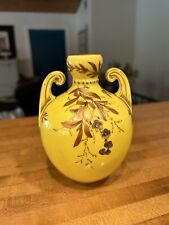 Royal Derby Porcelain Canary Yellow Vase picture