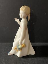 Cybis Porcelain Little Girl Waving Figurine  picture