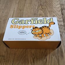 Vintage 1978 Garfield House Shoes Slippers Size9-10 Orange New Dead Stock MIB picture