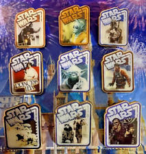 ✨ 2016 Vintage Star Wars 9 Pin Set - Disney Star Wars Original Trilogy 9 Pin Lot picture