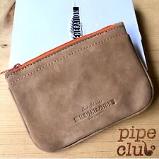 4th Generation Suede Leather Zipper Tobacco Pouch 4x6 - Hunter Brown 344GENTPH picture