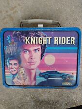 Vintage 1982/1983 Knight Rider Metal Lunch Box Thermos Lunchbox Michael Kit picture
