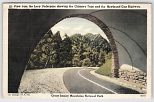 Postcard Loop Underpass Tunnel Newfound Gap Highway Smoky Mountain National Park picture