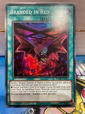 YUGIOH BRANDED IN RED SUPER RARE 1ST EDITION NEAR MINT BODE-EN057 picture
