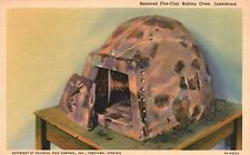 Vintage Postcard Restored Fragment Fire Clay Baking Oven Jamestown Virginia VA picture