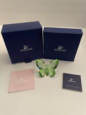 Swarovski Brilliant Butterfly 3” Green Peridot Crystal Figurine 855773 picture