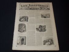 1858 JANUARY 30 LIFE ILLUSTRATED NEWSPAPER - JERUSALEM - HOLY CITY - NP 5900 picture
