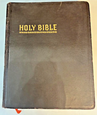 Holy Bible New Standard Reference Blue Ribbon Edition 1951 John A. Hertel Co. picture