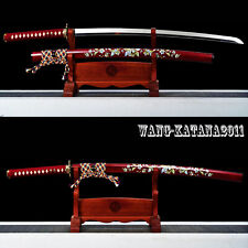 Authentic Handmade Japanese Sharp Sword Samurai Katana High Carbon Steel Blade picture