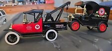 2000 Gearbox Texaco 1918 Ford Runabout Tow Truck Die Cast Metal Coin Bank 76951 picture