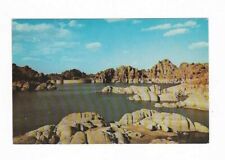 Watson Lake Granite Dells Prescott Arizona 1960 Postcard Bradshaw's Photo Shop picture