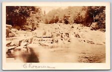 Postcard Cascades, Chocorua NH 1911 RPPC D36 picture