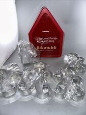 Crate & Barrel Gingerbread Family Cookie Cutters Brand New Five cookie cutters picture