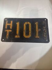 Vintage 1939 New Jersey Steel license plate picture