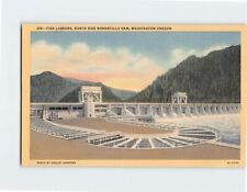 Postcard Bonneville Dam Columbia River USA picture