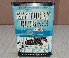 VINTAGE EMPTY KENTUCKY CLUB PIPE AND CIGARETTE TOBACCO TIN 3