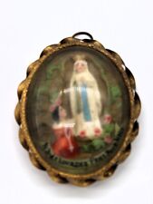 Rare Our Lady of Lourdes antique reliquary box 19c »»»»» picture