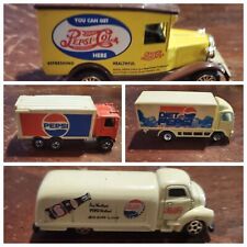Lot Of 4 Vintage Pepsi Trucks picture