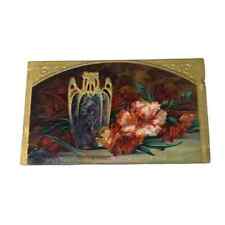 Postcard May Your Days Prove Both Bright and Happy Embossed Floral c1910 A250 picture
