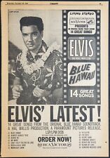 1961 Variety Newspaper Page - Elvis Presley in Blue Hawaii Movie Ad picture