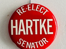 Vintage Indiana Senator Vance Hartke Pin Back Political Campaign Button picture