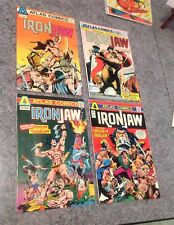 Iron Jaw #1 #2 #3 #4 Set 1975 Atlas Comics Paramount Optioned Movies Hot picture
