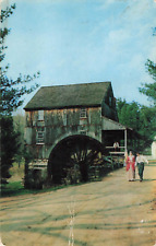 Sturbridge MA Massachusetts, Wight Grist Mill Old Village, Vintage Postcard picture