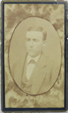 Young Man in Formal Suit Bordered Portrait - Elmwood, IL - c.1900s Cabinet Card picture
