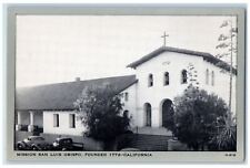 c1940's Mission San Luis Obispo California CA Vintage Clear View Postcard picture
