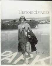 1929 Press Photo Boston socialite Mrs. Daniel De Menocal at Newport, RI picture