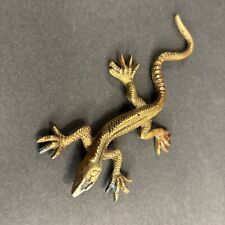 Antique Bronze Sculpture /Lizard/Austria C.1900/Miniature/Paperweight/Statue picture