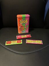 Vintage Ouch Bubble Gum Tin With Wrappers Amurol Pink Band-Aid 90s picture