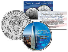ONE WORLD TRADE CENTER WTC *America's Tallest Building* JFK Half Dollar US Coin picture