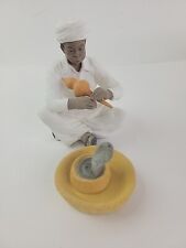 Indian Snake Charmer CenterpiecePorcelain. picture